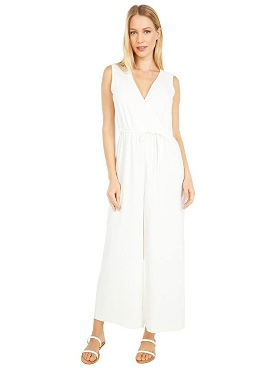 Madewell Pants - Madewell Tie-Waist Wide-Leg Jumpsuit White Size 2